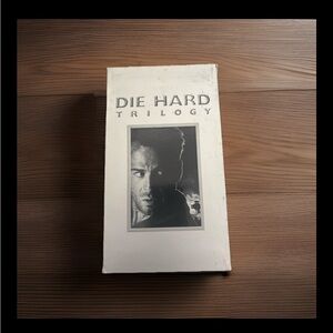Die Hard Trilogy VHS Collection 1996 3 Box Tape Set Bruce Willis Action ThreeOBO